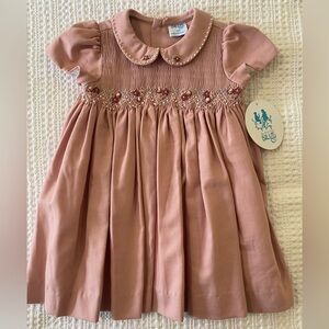 Elegant Pink Baby Dress 12M